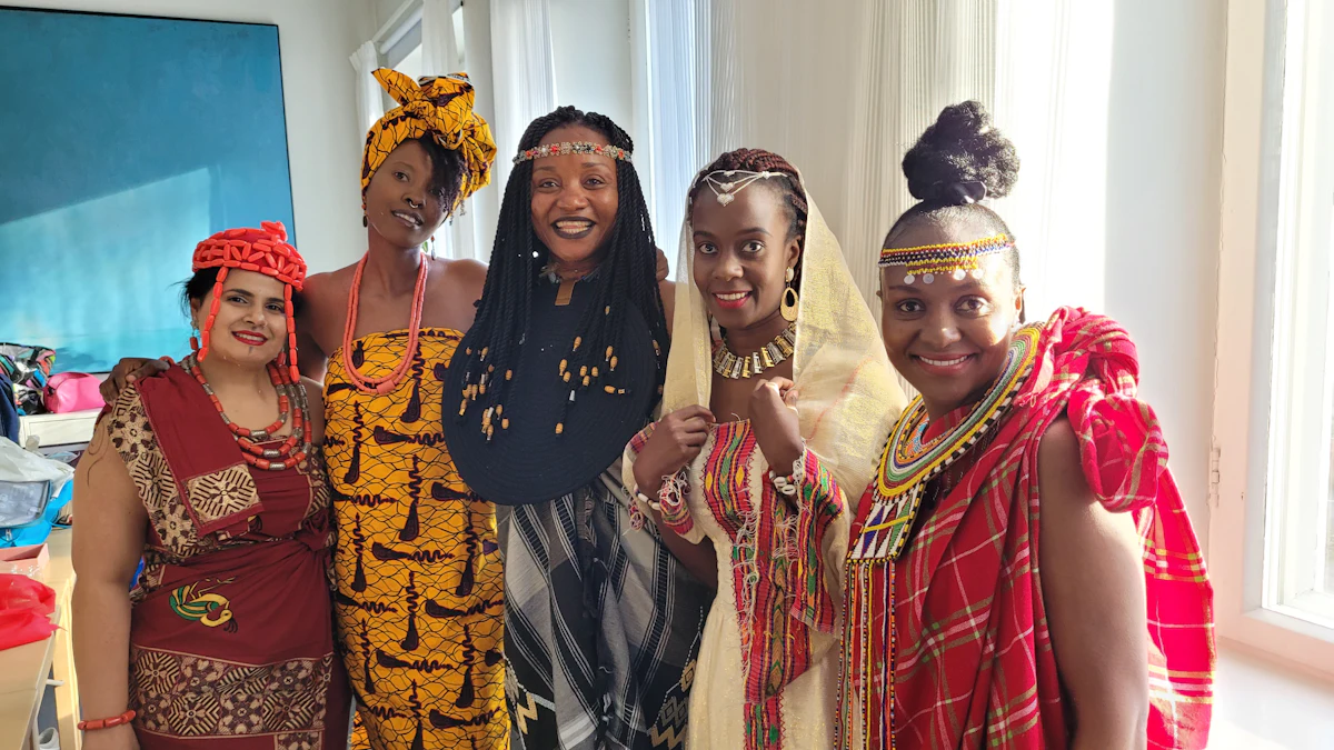 A group of women from a community, smiling together